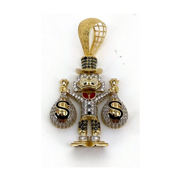 Medalla tio rico de oro 18k